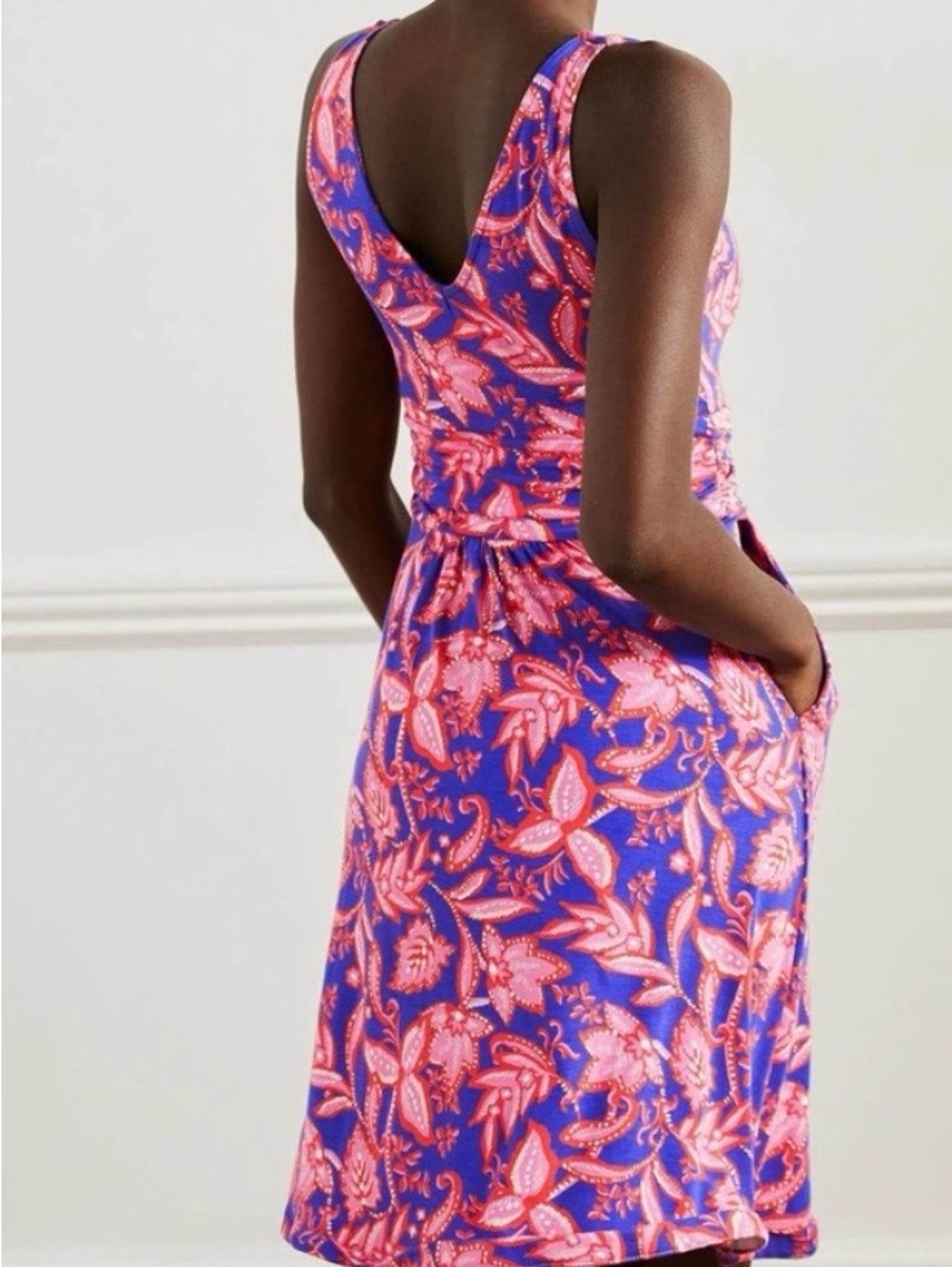 aBoden Effie V-Neck Jersey Dress - Picture 2 of 12